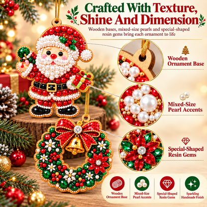 ✨ 10 Festive Christmas Ornament DIY Kit – Create Your Own Holiday Magic