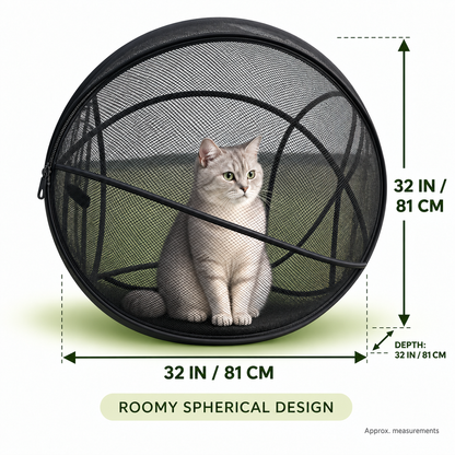 🐱🌿 Achandise Cat Haven™ – Pop-Up Mesh Playpen