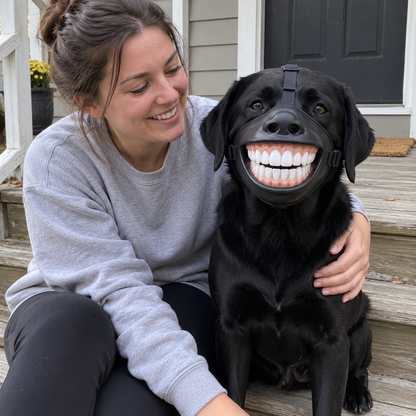 Big Smile Energy Funny Dog Muzzle