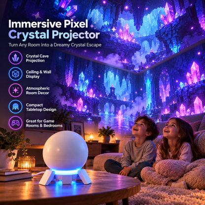 🔥LAST DAY 49% OFF🌆Pixel Fantasy Scene Projector – Ambient Decor for Gaming Rooms