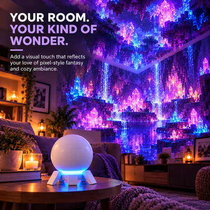 🔥LAST DAY 49% OFF🌆Pixel Fantasy Scene Projector – Ambient Decor for Gaming Rooms
