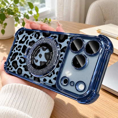 Sexy Leopard Print Transparent Soft Silicone Shockproof Case for iPhone 18 Pro Max