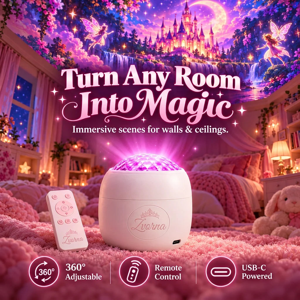 🏰✨Magical Room Projector – Turn Any Room Into a Dreamy Fantasy World🌌