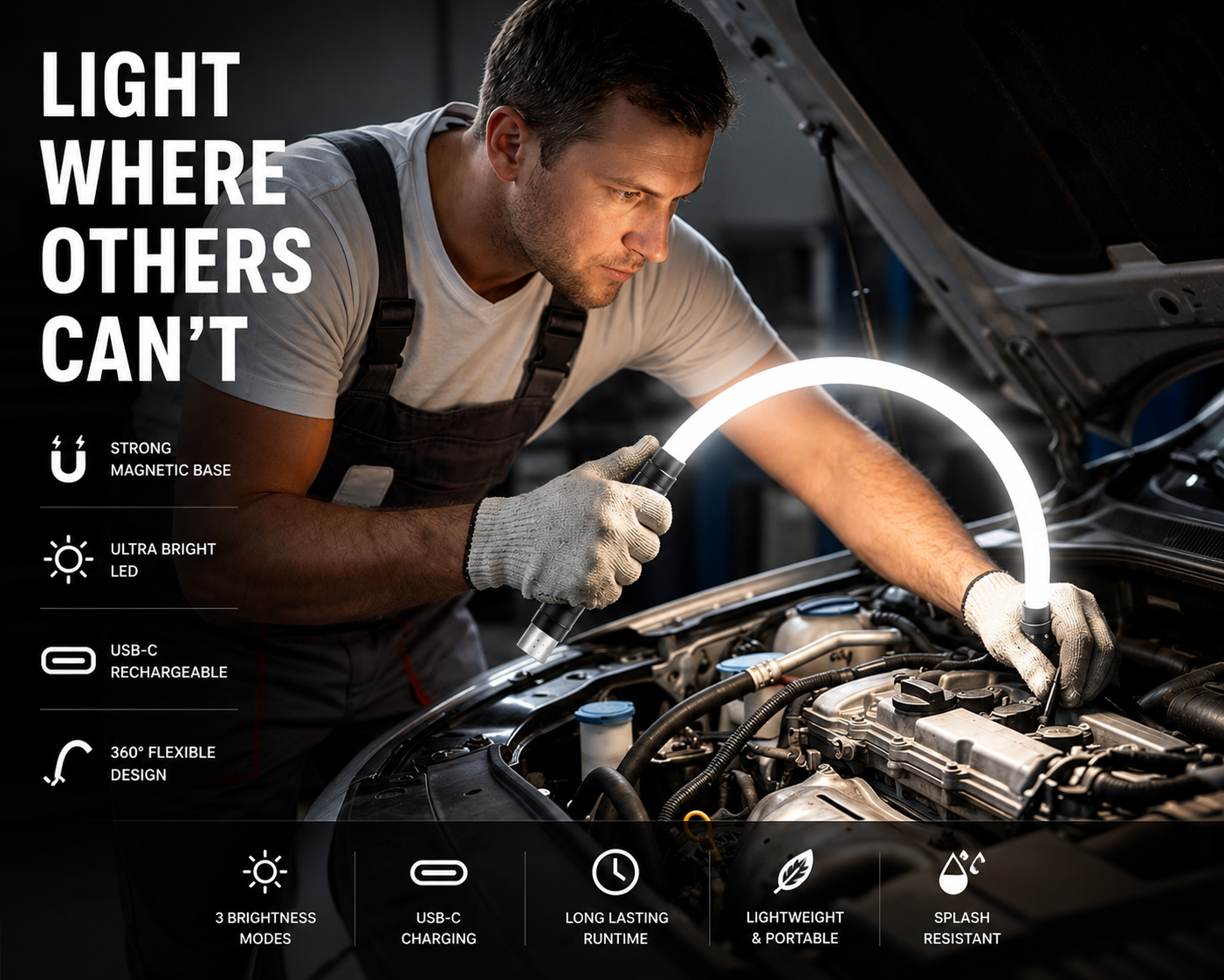 Achandise™ FlexBeam LED Work Lights