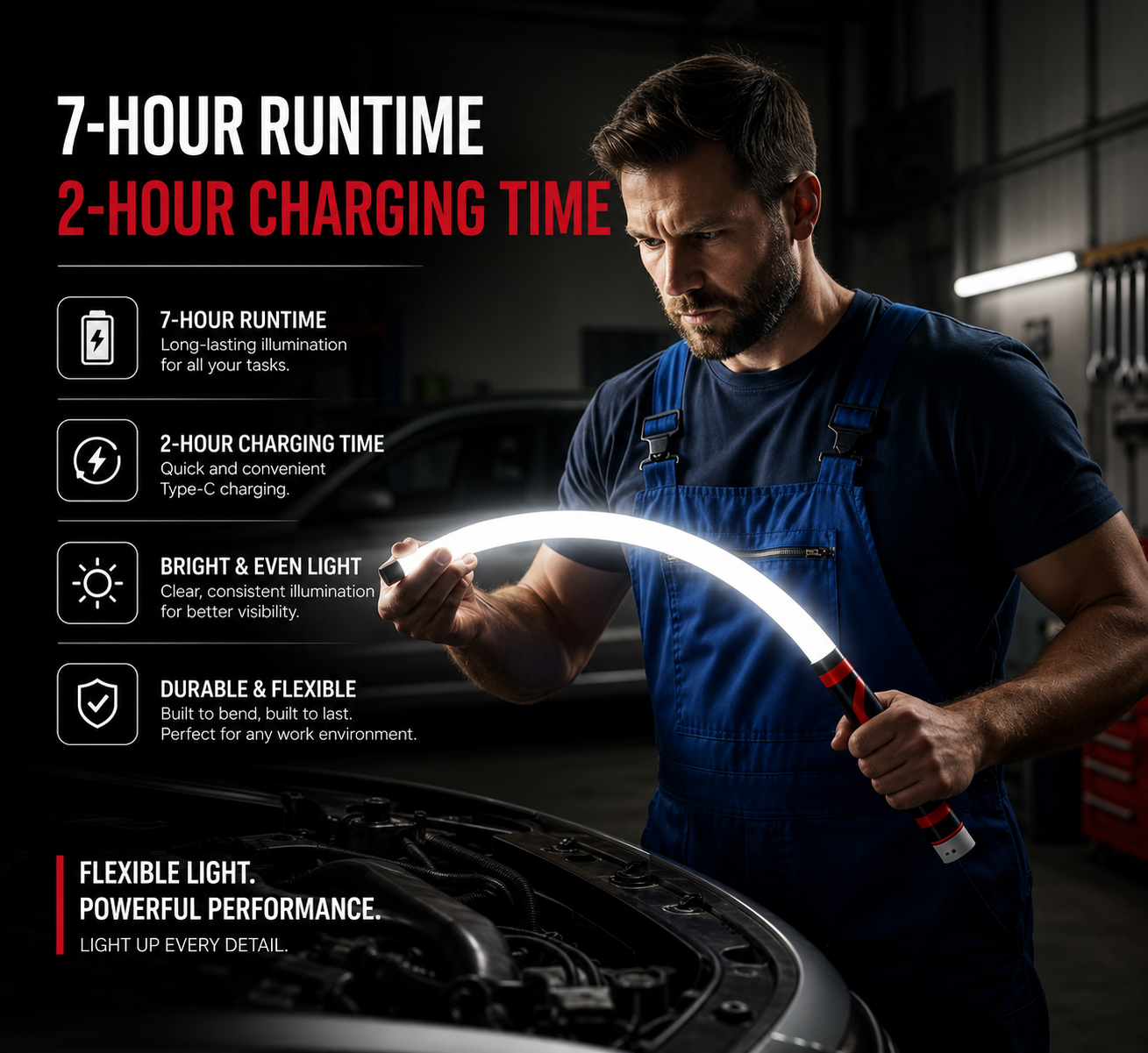 Achandise™ FlexBeam LED Work Lights