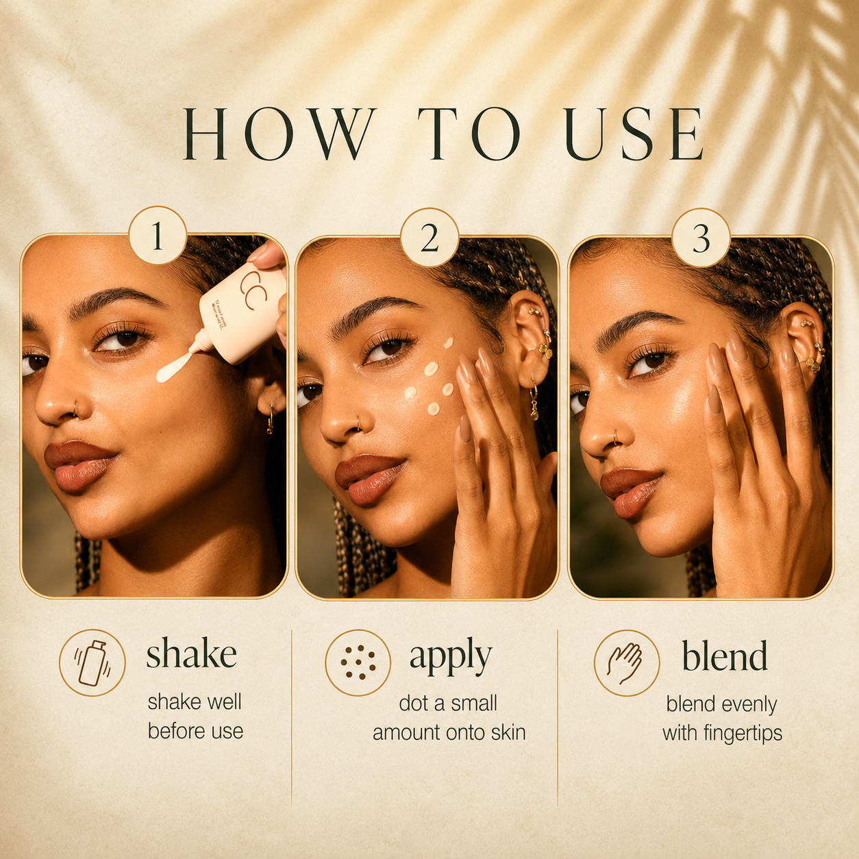 Achandise CC color-correcting tinted serum