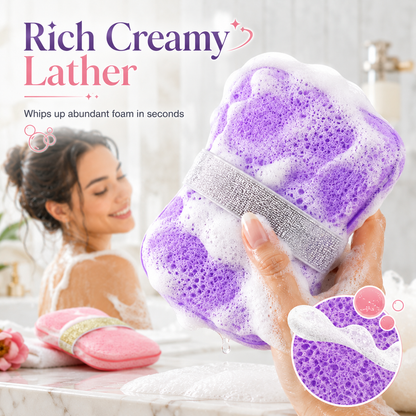 Exfoliating Sponge Soap Saver Pouch