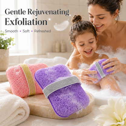 Exfoliating Sponge Soap Saver Pouch