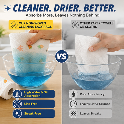 Reusable Non-Woven Cleaning Lazy Rags