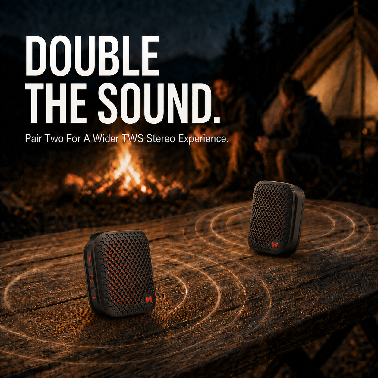 🔊 2026 New Magnetic Clip-On Bluetooth Speaker | IPX7 Waterproof, TWS Stereo & Ultra-Light Wearable Design