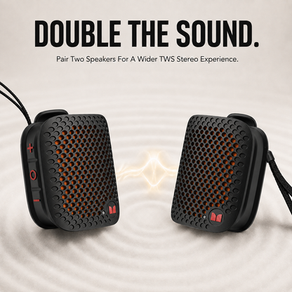 🔊 2026 New Magnetic Clip-On Bluetooth Speaker | IPX7 Waterproof, TWS Stereo & Ultra-Light Wearable Design