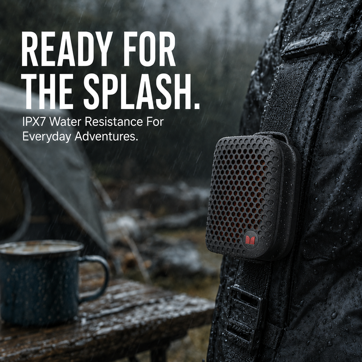 🔊 2026 New Magnetic Clip-On Bluetooth Speaker | IPX7 Waterproof, TWS Stereo & Ultra-Light Wearable Design