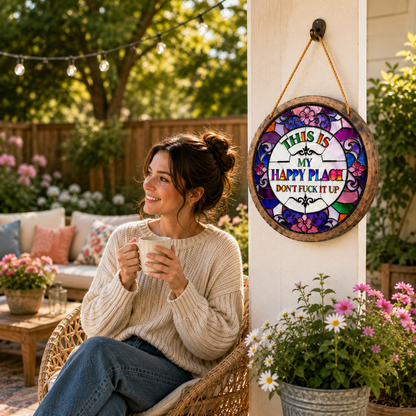 🤣This Is My Happy Place Hanging Sign