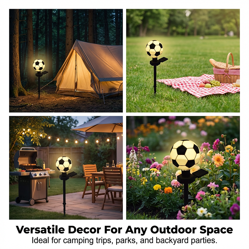 Fun Sporty Solar Light for Garden Decoration