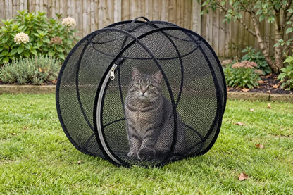 🐱🌿 Achandise Cat Haven™ – Pop-Up Mesh Playpen