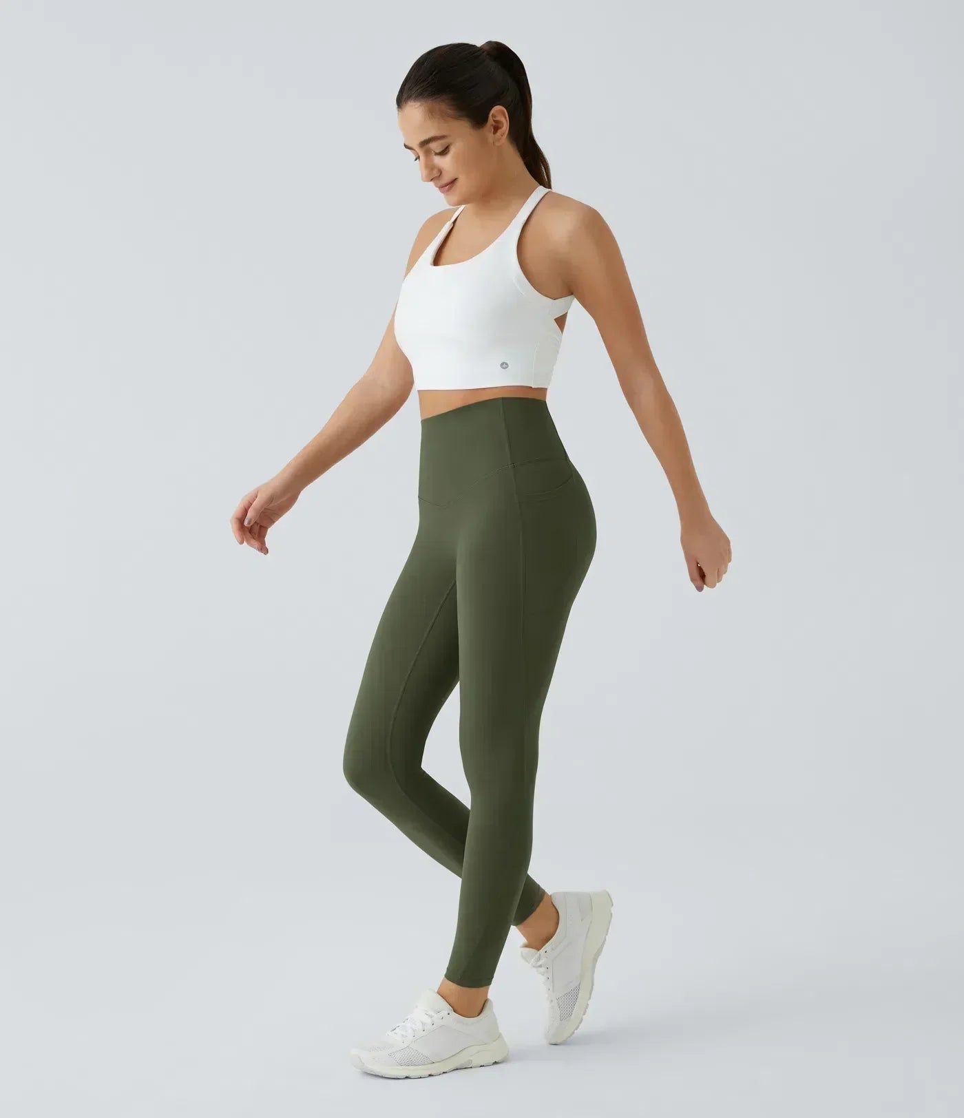 🔥Alisanda®  High Waisted Waist Shaping Pocket Shaping Training Leggings