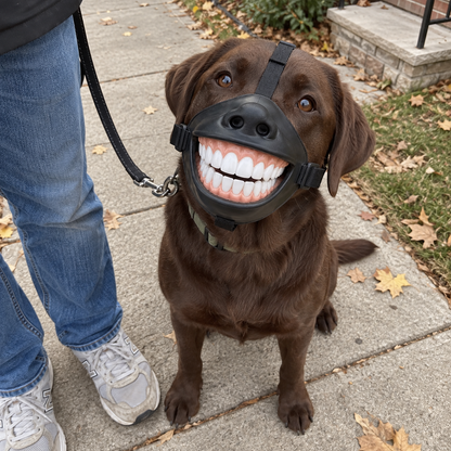Big Smile Energy Funny Dog Muzzle