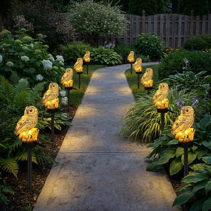 🎁 Last Day 50% OFF 🔥 Waterproof Solar Owl Light