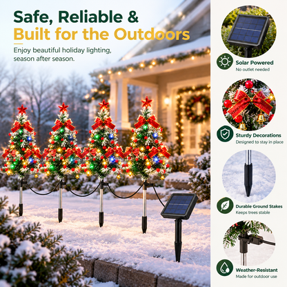 Solar Powered Christmas Tree