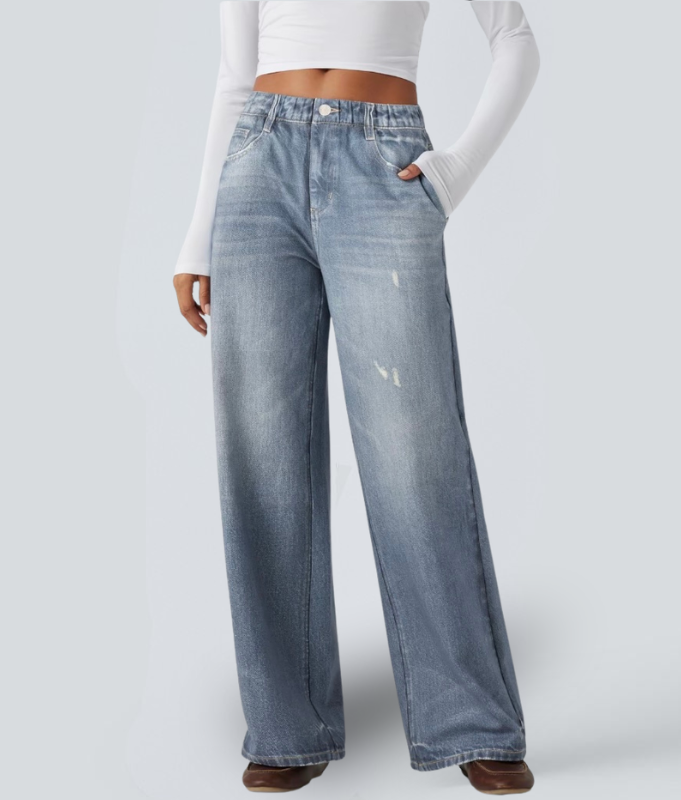 💥 This Week Only: 50% Off 🔥 Wide Leg Jeans