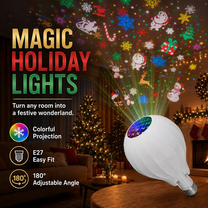 🔥HOT SALE 49% OFF🎅💡Rotating Christmas Projector Bulb