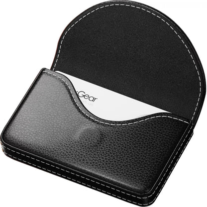 💖Hot 49% OFF💼 PU Leather Business Card Holder – Slim Magnetic Name Card Case