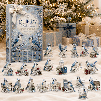 Blue Jay 24-Day Advent Calendar – Christmas Countdown Collectible Figurines