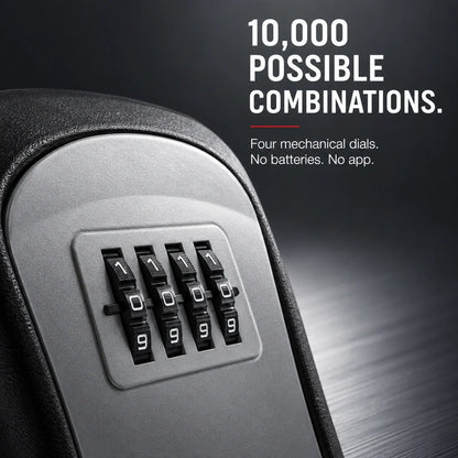 🔐🏠 Never Get Locked Out Again! 🔑 | 4-Digit Wall-Mounted Key Lock Box 🛡️✨