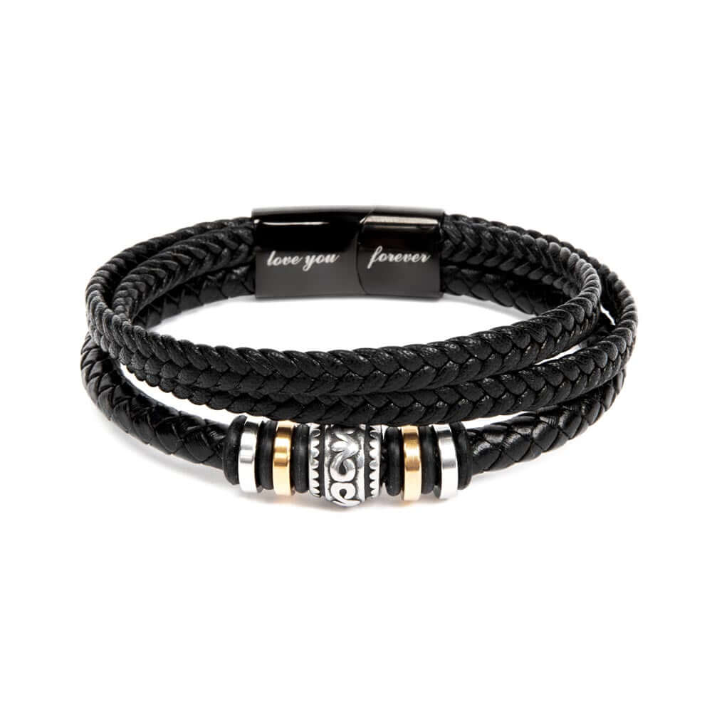 To My Grandson Bracelet - Wherever Your Journey - Braided IV519B