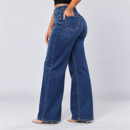 Dark Blue | Back three-quarter, hand in pocket