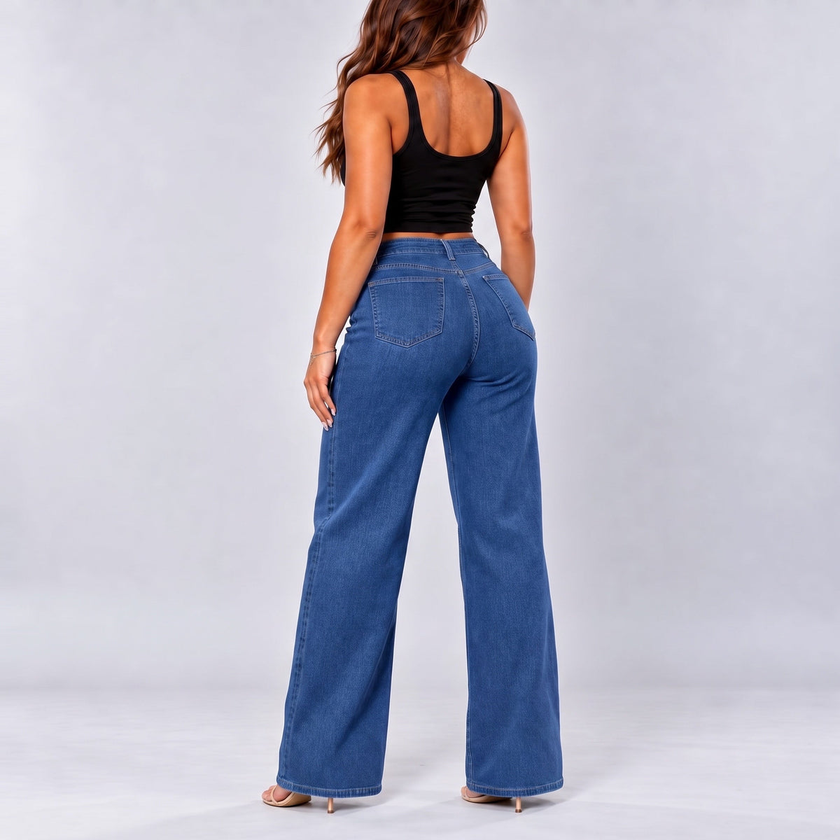 Dark Blue | Three-quarter back view