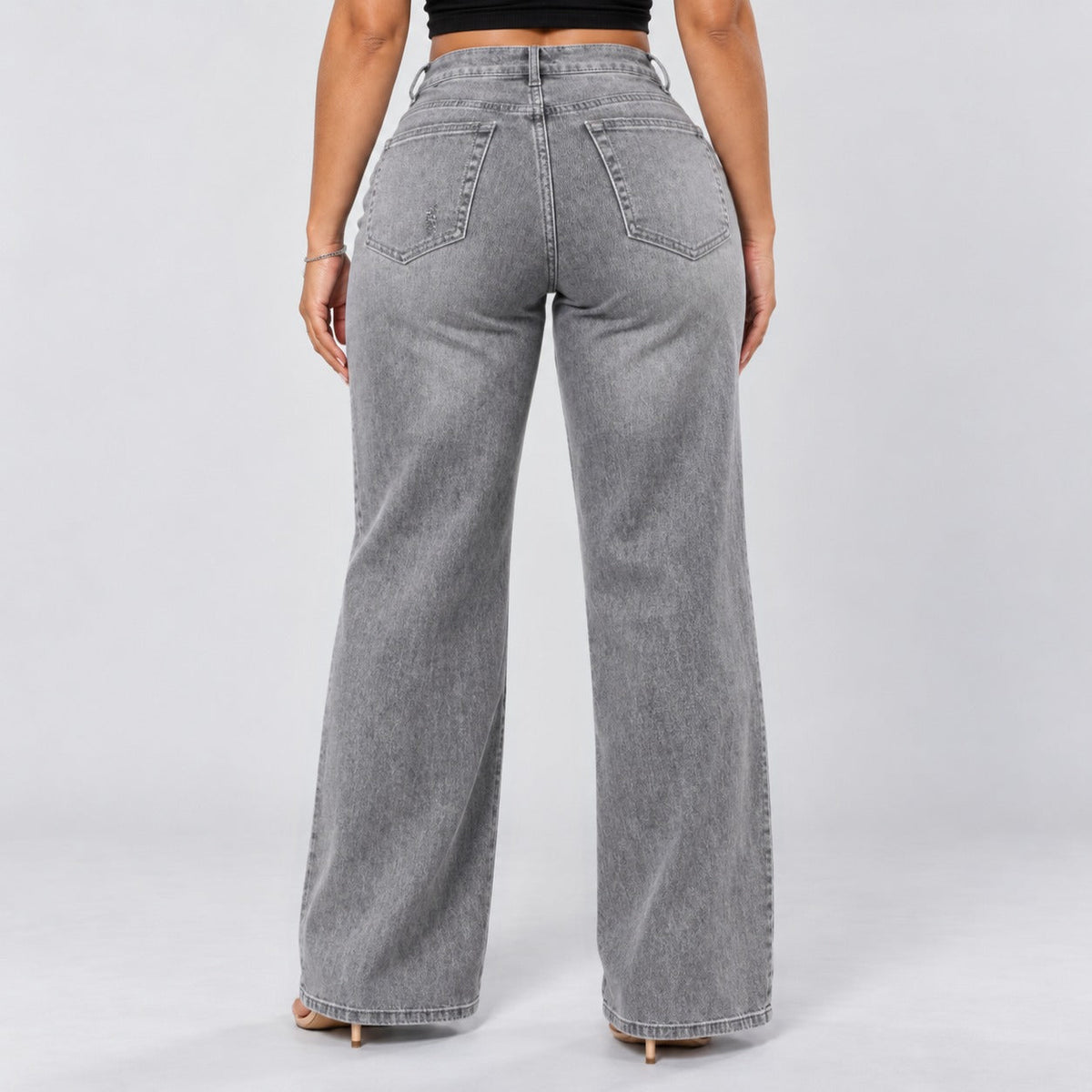 Gray | Back view, standing