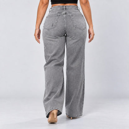 Gray | Back view, walking