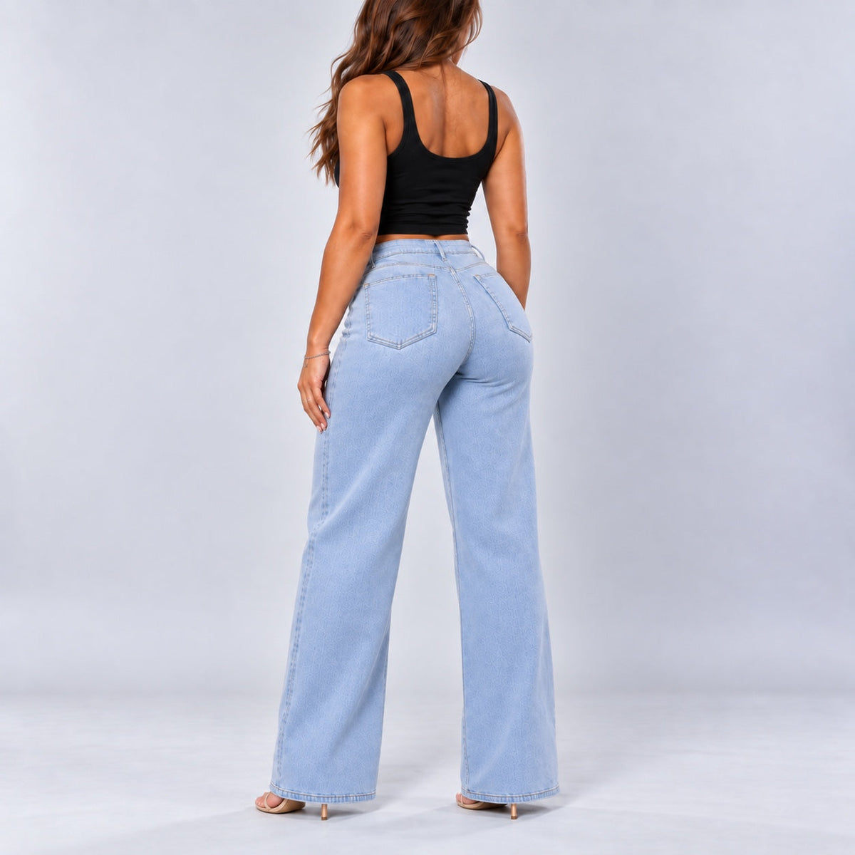 Light Blue | Three-quarter back view