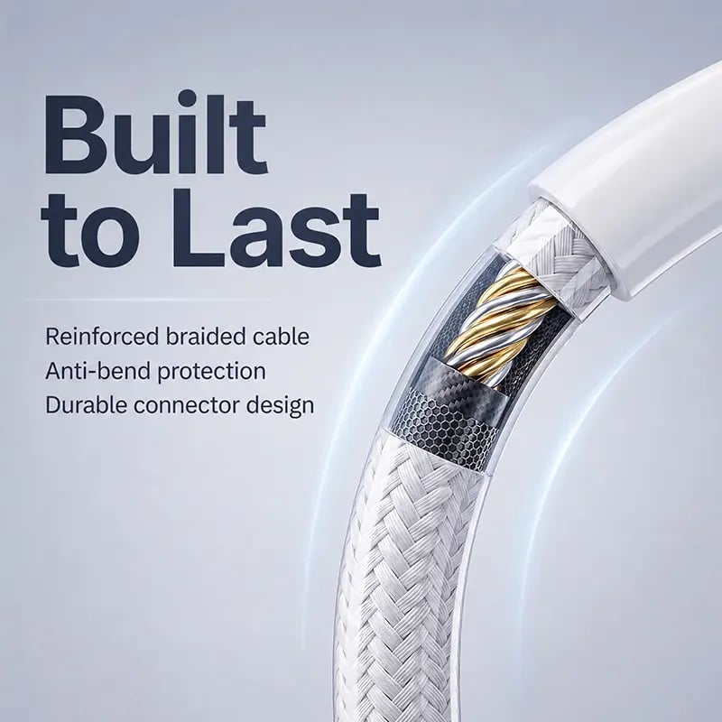 ⚡ 240W 3-in-1 USB-C Travel Charger – Portable Magnetic Watch Charger with 5FT Braided Fast Charging Cable for iPhone, Apple Watch, AirPods, Laptops & Samsung