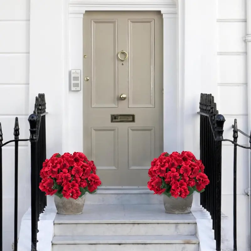 🎁 Mother’s Day 60% OFF - Artificial Geranium Flowers For Outdoors