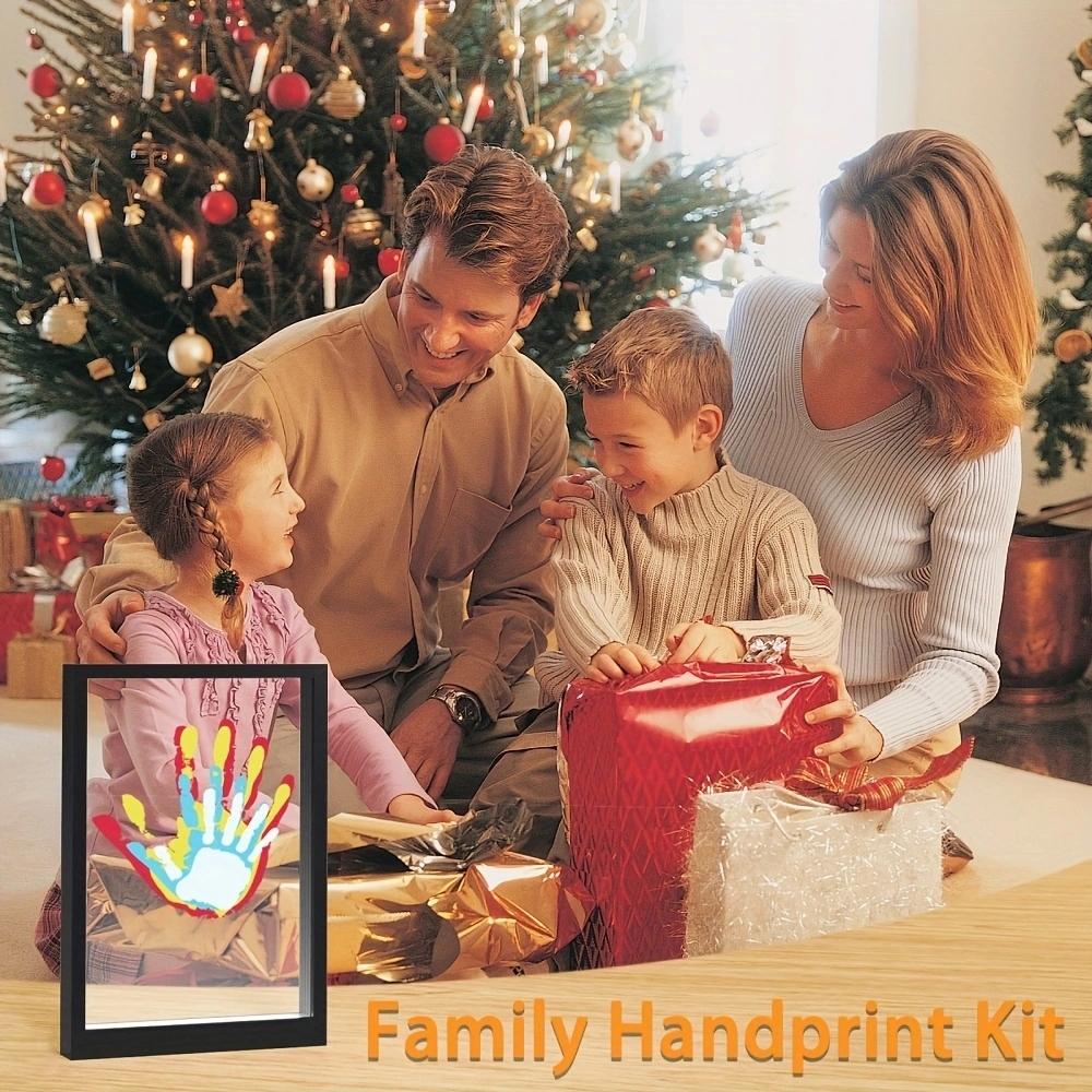 🎁Last Day 50% OFF🔥Wooden Transparent Handprint Frame Set, DIY Family Memorial Gift Kit