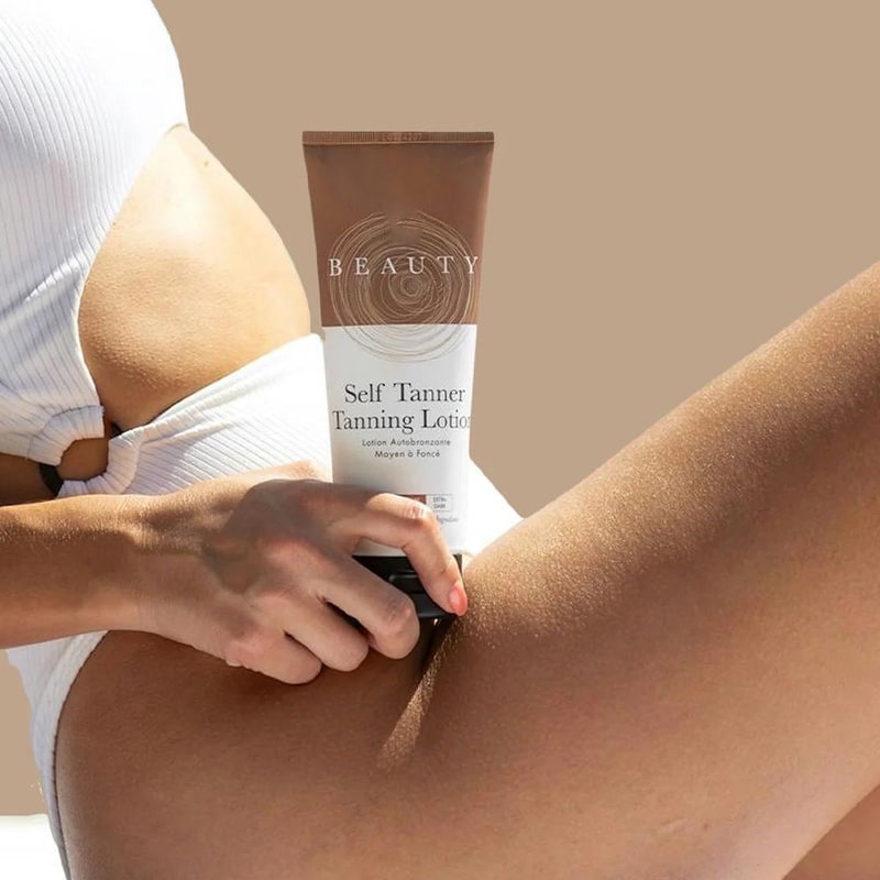 🌞 Get the Ultimate Sunless Glow – 49% OFF – ✨Self Tanner Lotion – For a Natural, Streak-Free Tan