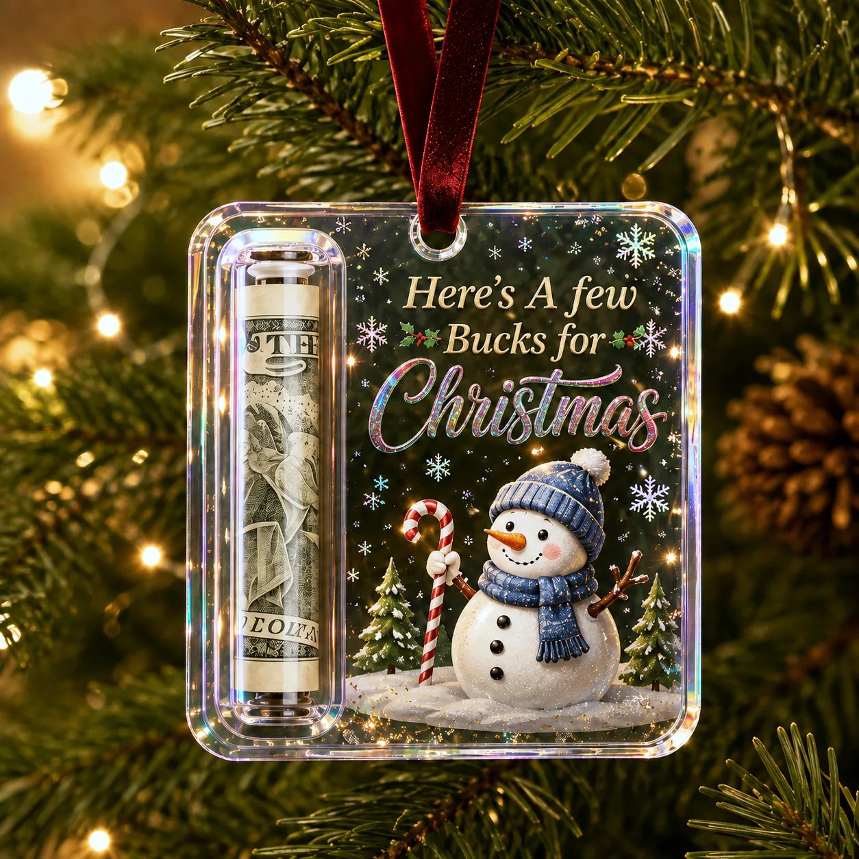 ✨🎄Christmas Cash Gift Holder Ornament