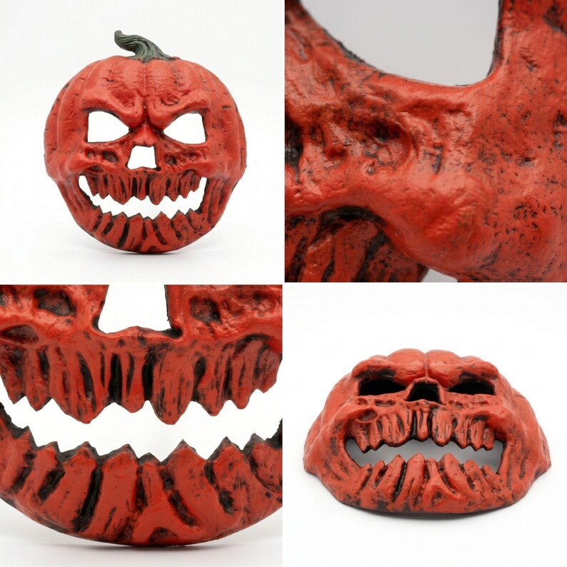 🔥LAST DAY 50% OFF -The Evil Jack-O'-Lantern🎃 Premium Pumpkin Skull Horror Mask