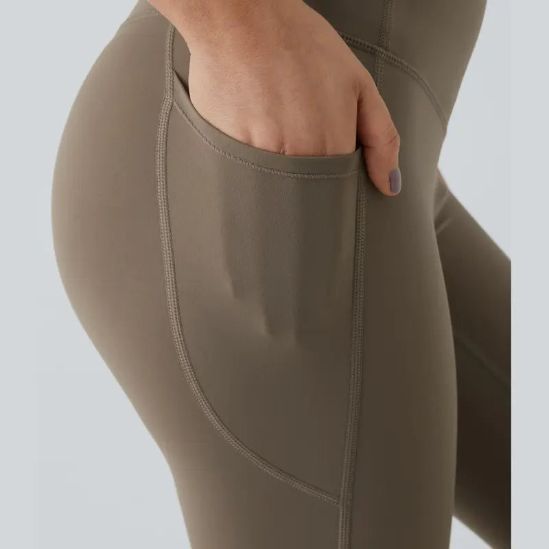 🔥Alisanda®  High Waisted Waist Shaping Pocket Shaping Training Leggings