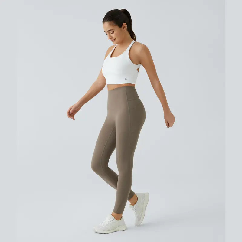 🔥Alisanda®  High Waisted Waist Shaping Pocket Shaping Training Leggings