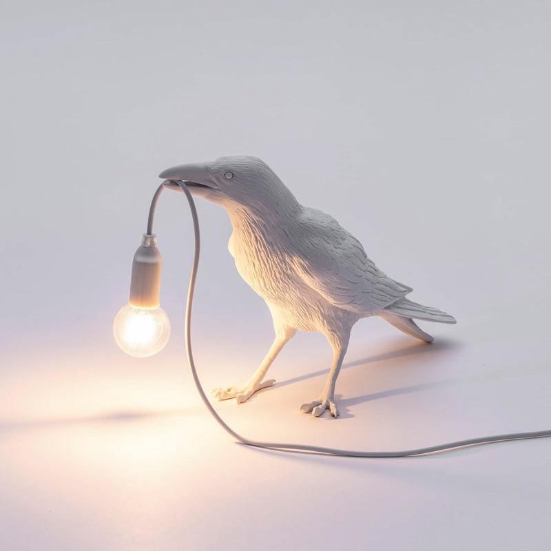 The Raven - Bird Lamp
