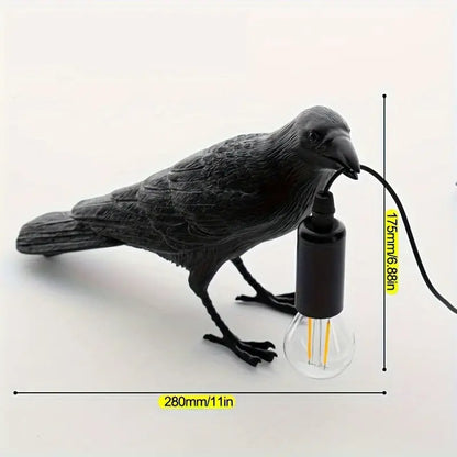 The Raven - Bird Lamp