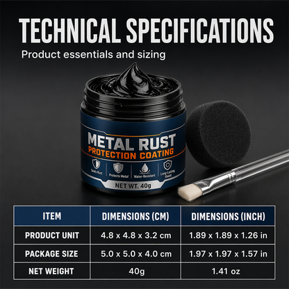 🥳 2026 HOT SALE – 50K+ SOLD! 🔧 60% OFF Metal Rust Repair Paste – Restores rusty gates, railings & tools with a protective coating. 🛡️✨