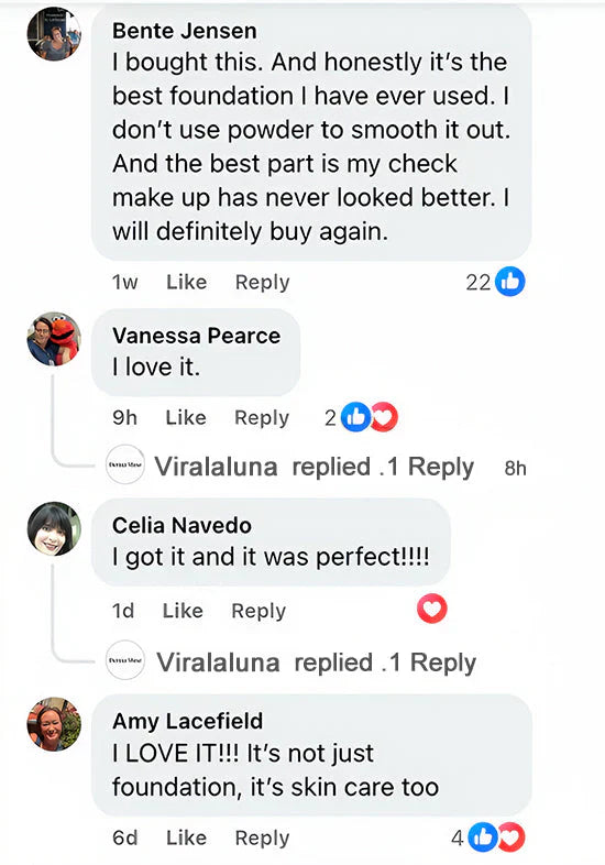 Original customer comment screenshot